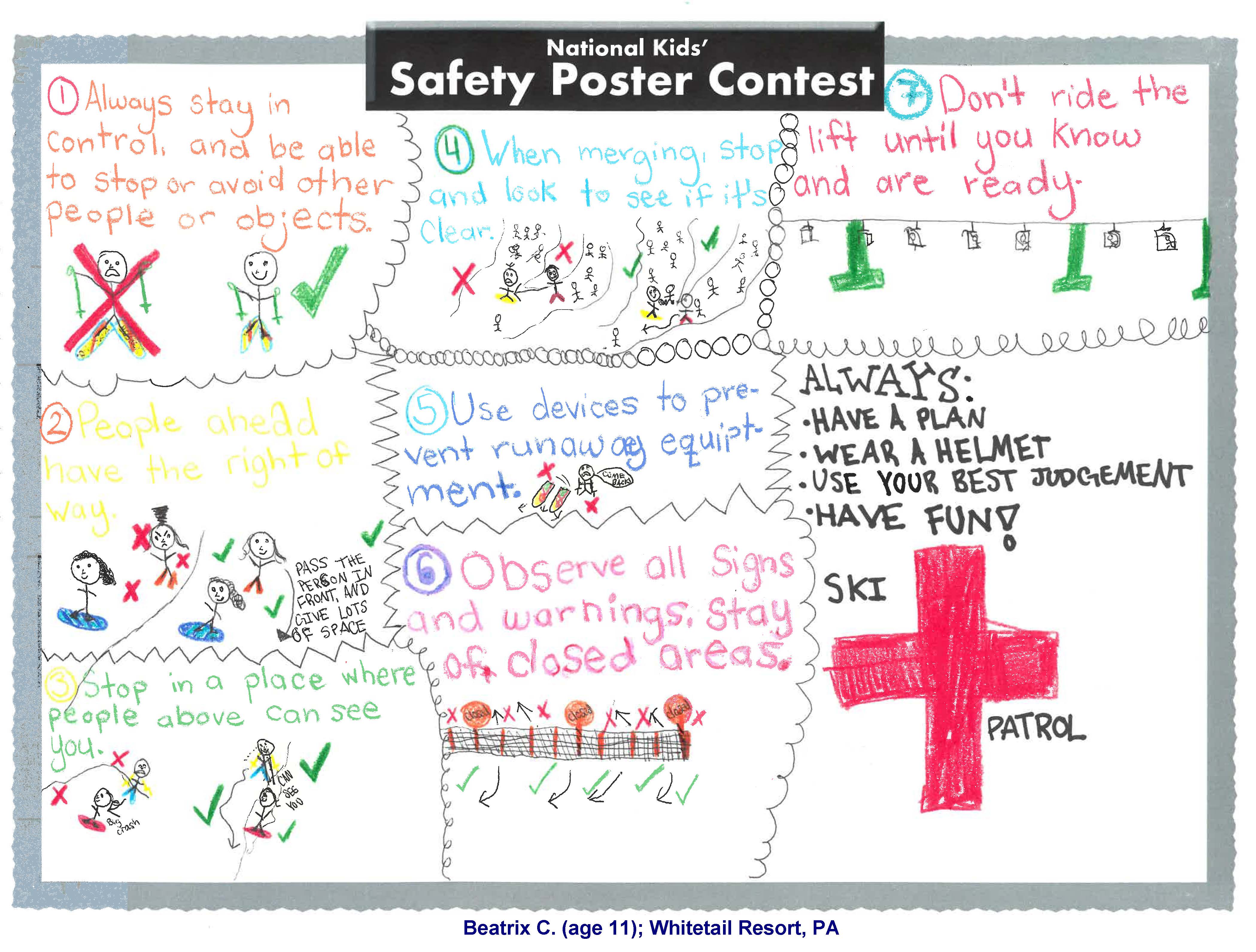 Safety Month Poster Contest Winners